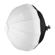 스튜디오 촬영용 사진 랜턴 소프트박스 조명 키트 50cm 구형 접이식 85W 전구 3000K-6500K, 02 Black-Softbox_03 UK