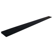경사로발판100cm 커브 램프 매트 슬로프 홈 문턱 로봇 진입로 쿠션 1/2/3/3.5/4.5CM 높이, Black, 100X7X1CM