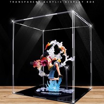 피규어 진열장 아크릴 장식장 투명 프라모델 보관함 건담 스탠드장 대형 박스, 250x220x210_블랙
