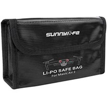 djfei dji mavic air 2용 방폭 lipo 배터리 케이스 배터리 보호 케이스 lipo safe bag dji mavic air 2용 방폭 케이스, 배터리 3개용