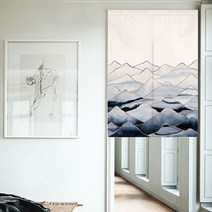 일본 문 커튼 파티션 풍경 그림 노렌 부엌 방 장식 출입구 걸이식 반, [04] W80xH150cm, [03] C door curtain(Only)