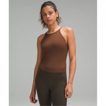 룰루레몬 라이트웨이트 하이-넥 요가 탱크 상의 - 자바 티셔츠 탱크탑 382221