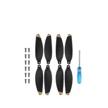 DJI Mini SE 2 프로펠러 용 8pcs 4726F 액세서리 키트 헬리콥터 소품 다채로운 블레이드 윙 팬 부품 콤보 390817, Black Gold