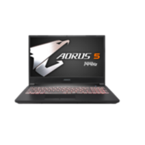 기가바이트 게이밍 노트북 블랙 AORUS 5 MB i5 P 1TB (i5-10200H 39.6cm GTX 1650Ti ), AORUS5MBI5C, Free DOS, 8GB, 256GB, 코어i5 10세대