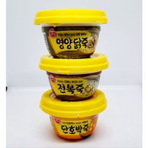 (무료배송)오뚜기 영양닭죽 4개 + 단호박죽 4개 + 전복죽 4개, 12개, 285g