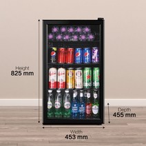 화장품냉장고 음료수냉장고Haier 하이얼 76L / 86L 130L 쇼케이스 미니 냉장고 사일런트 김치 소형 싱글 도, 02 130L