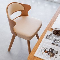 원목 등받이 회전의자 편안한 허리 오랜 컴퓨터 작업, 우드 그린