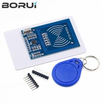 아두이노키트 프로그래밍 전자 아두이노 모듈 부품 mfrc-522 rc-522 rc522 안테나 arduino ic 키 spi 작가 리더 ic 카드 근접 모듈용 rfid ic, 없음