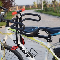 전면 장착 어린이 mtb 자전거 좌석 안전 아기 안장 발 페달 받침 포함 로드 바이크, 15 공간