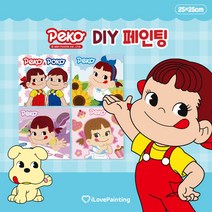 DIY 그림그리기 페코 25x25 페인팅, 해바라기_페코