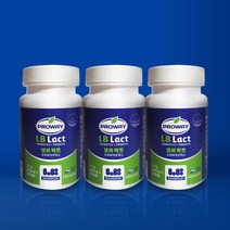불가리아 직수입 오리지널 유산균 LB LACT 엘비락트 락토바실러스 불가리쿠스 프로바이오틱스 프리바이오틱스 신바이오틱스 유산균먹이, 3병/483mg/90캡슐