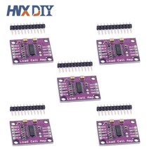 로드셀 load cell HX711 계량 센서 24 비트 A/D 변환 어댑터 로드셀 증폭기 보드 무게 5 개, 한개옵션0