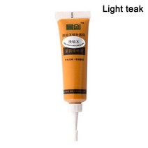 우드 필러 코킹 목재 문 스크래치 수리 컨실러 집 휴대용 가정용 가구 크림, 03 Light teak