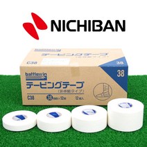 C-TAPE 니찌반 배틀윈 스포츠 테이핑 낱개, 1개