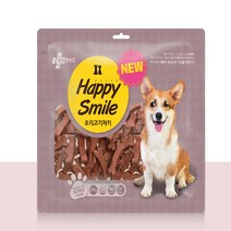 하림 해피스마일 강아지 칭찬간식 국산간식 오리 연어 양고기 치킨 소고기, 오리고기져키270g