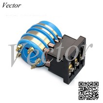 카운터기 계수기 카운터 다층 슬립 링 베개 포장 기계 액세서리 ro의 2 웨이 4 웨이 수집기 링 구리 카본 브러시 프레임 조합, 25x54x58 4ring