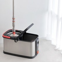 올 스텐 스핀 통돌이 물걸레 밀대 마포 마대 회전 탈수기, 1개