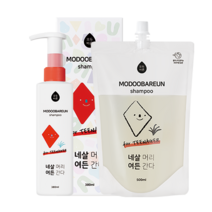 NEW 모두바른 청소년 샴푸, 리필팩 세트(380ml + 500ml)