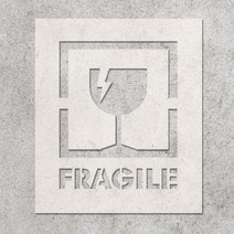 스텐실도안 Fragile 297_210_0070, 단품