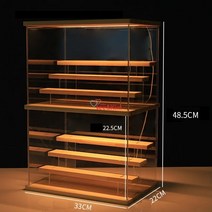 리앤킴 원목 미니카 피규어 정리대 진열장 GH77, 2층*2단