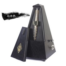 박자기 메트로놈 빈티지 타워 타입 기타 메트로놈 벨 링 피아노 바이올린 리듬 기계식 진자, 01 Black