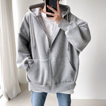 가오리 후드 집업 기모 점퍼 국산 간절기 겨울 55-88