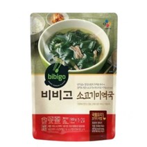 CJ 제일제당 비비고 소고기 미역국 밀키트 500g 10개, 500g 10팩