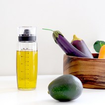 큐스토어 시노글라스 에디 소스 양념 간장 꿀 참기름 오일병 300ml (정품), 블랙 1개