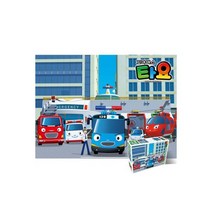 KTX 산천 초등입체퍼즐 기차퍼즐 기차만들기 종이퍼즐 학습퍼즐 학습용퍼즐 입체퍼즐 어린이퍼즐 종이입체, 100피스 꼬마버스 타요 스탠바이