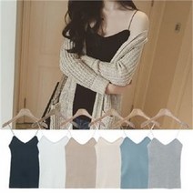 오노마 오노마 ONM 골지끈나시 언더웨어 데일리 민소매 레이어드 나시티 (7906970)