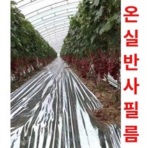 온실 반사필름 복숭아 포도 과수원 사과 비닐 색상, 1mx100m(구멍 있음. 하우스용), 1개