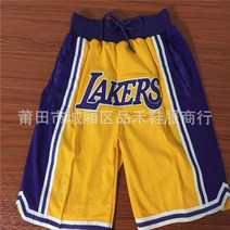 1+1 남자 반바지 농구 바지 레이커스 스포츠 유니폼 NBA 운동