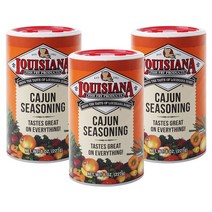 루지아나피쉬프라이프로덕츠 케이준 시즈닝, 227g, 3개