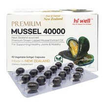 하이웰 프리미엄 초록입홍합 오일 40000 90 소프트젤, 90정, 1개