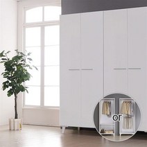 우아미가구 박스터 800 도어 드레스룸, 오크화이트