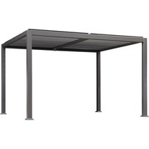 정자 파고라 방갈로 평상 펜션 민박용 야외 발코니 파빌리온 알루미늄 합금 천막 안뜰 집, 3 4m 미늘창 캐노피