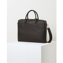 22SS [ROMFORD] 브라운 단색 소가죽 서류가방 DBBA2E201W3