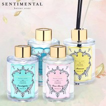 센티멘탈 스테디 에디션 디퓨져 리드5개 120ml, 화이트코튼, 5개