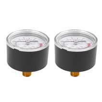 2X 0-12BAR 0-170PSI 10Mm Thread Gas Air Pump Pressure Gauge Compressor Manometer, 01 보라색