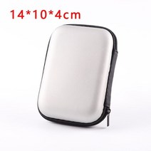 미니보조베터리 휴대용충전기 출장배터리 Logitech pebble m350 무선 마우스 휴대용 보관 가방 eva 하드 충격 방지 방진 보호 상자 마우스 커버 액세서리, 은