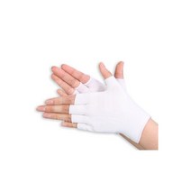 KM 크린룸 작업용 속장갑 하프라이너 반장갑, 10개