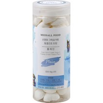 (못난이 트릿)산양유그릭요거트 동결건조 트릿 플레인 40g