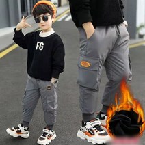 헬로가든 번개패딩 바지(기모)/그레이