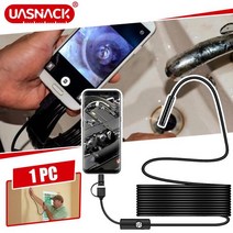 내시경 카메라 유연한 IP67 방수 마이크로 USB 검사 안드로이드 PC 노트북 5.5/7mm6LEDs 조정 가능 123860, 1.5M, 5.5mm, 5.5mm+1.5M