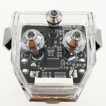 2021 4.0 패러드 커패시터 자동차 오디오 서브 우퍼 LED 다용도 조명 전압 디스플레이 레드 네트 조개, 한개옵션0