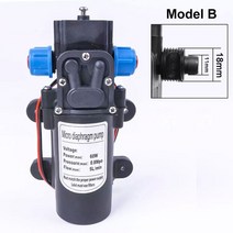 수압펌프 전기양수기 소형 농업용 오수펌프 60W 116Psi 5L / Min 물 고압 다이어프램 펌프 자체 프라이밍, 02 Reflux pump_01 12V 60W