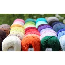 파스텔 코튼 면사 모티브 블랭킷, 11.오랜지