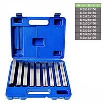 내경 측정기 보어게이지블록 세트 150x 98.5mm 18pcs 정밀 병렬 평행도: 0.01mm 게이지, 02 150x8.5mm