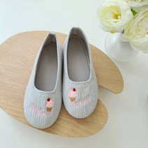 헤이로움 귀여운 컵케익 어린이집 선생님 실내화 유치원 교사 덧신, 그레이