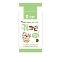 귀냄새제거 털보습용 애견귀전용티슈 30매 4개 산책용, 박스(14개)